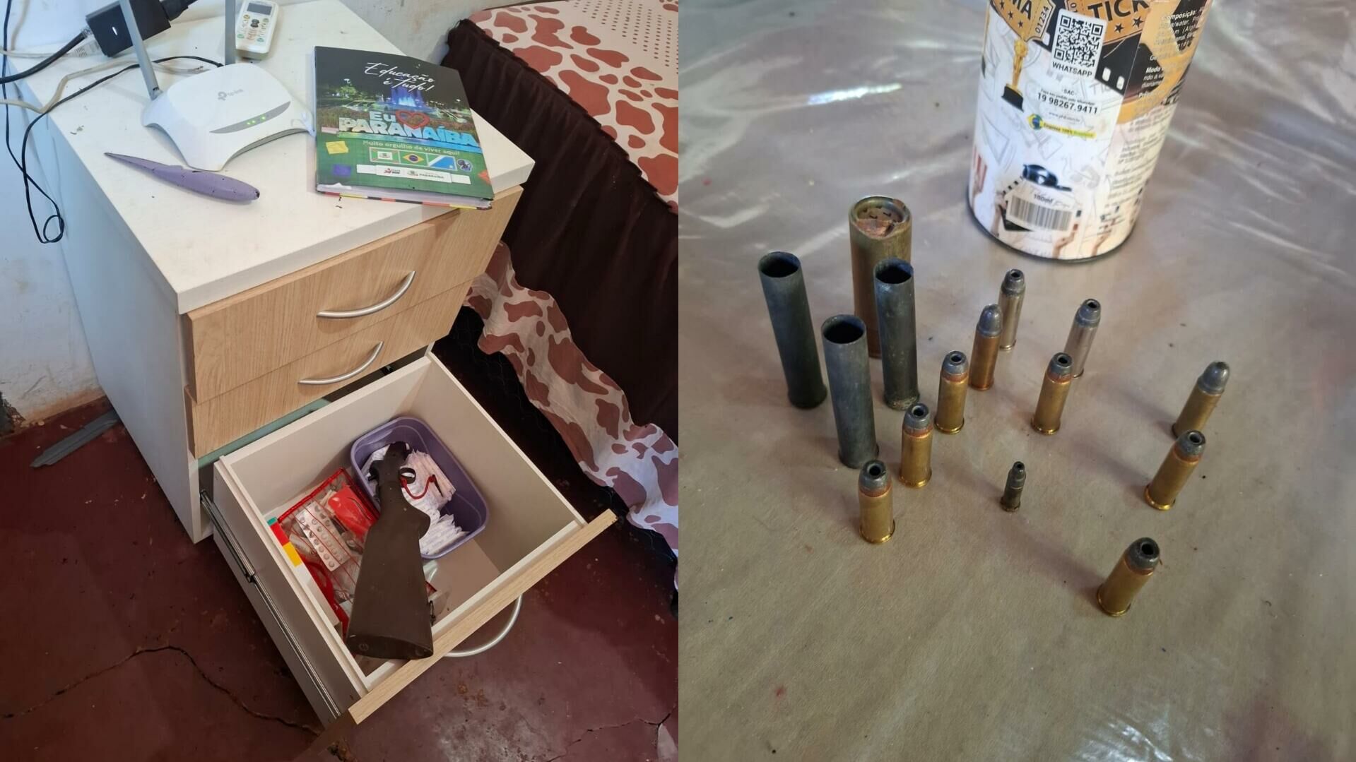 Imagem de compartilhamento para o artigo Homem é preso em flagrante por posse irregular de arma após dar entrada baleado na Santa Casa de Paranaíba da MS Todo dia